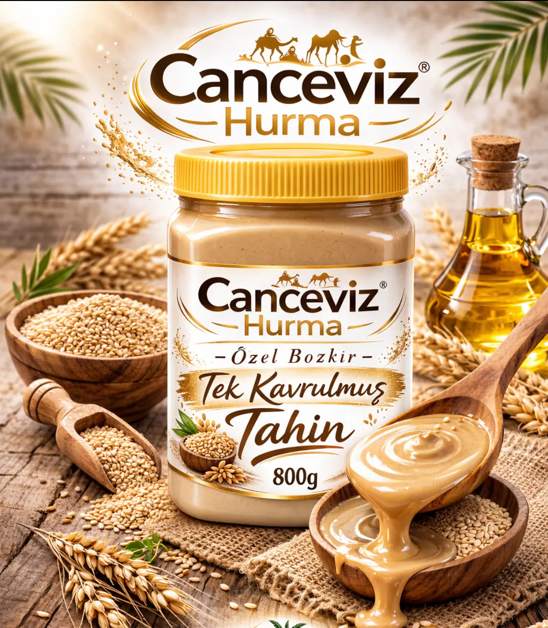 Tek Kavrulmuş Özel Tahin(800g)